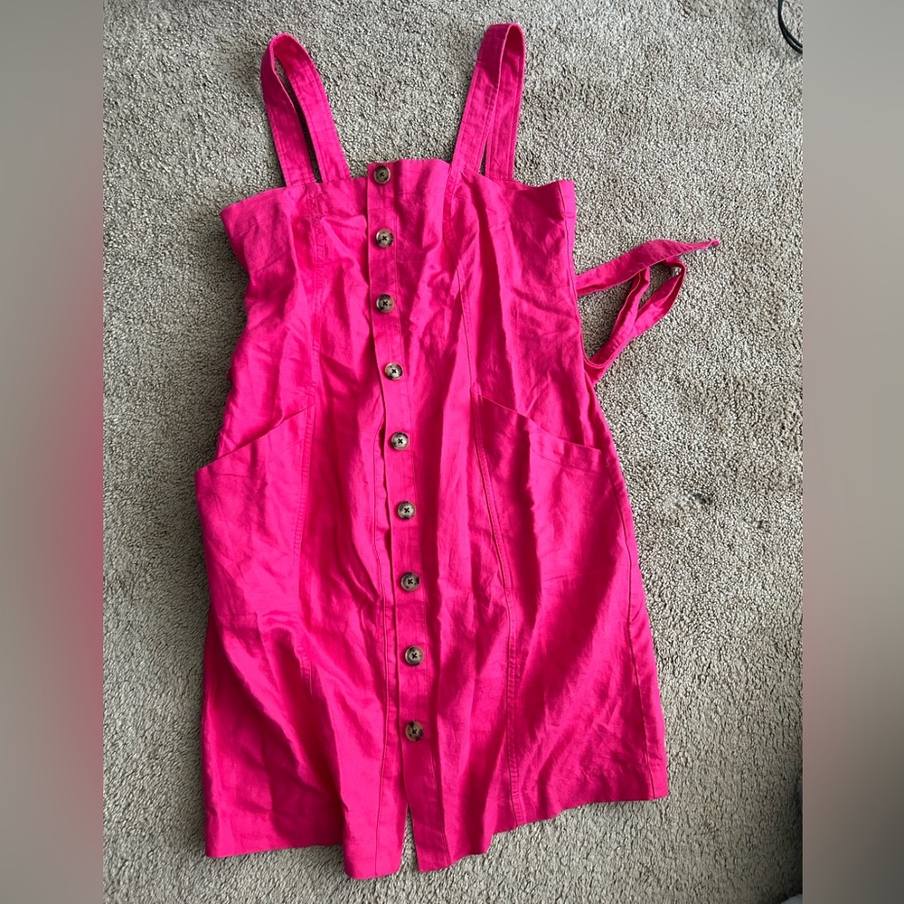 Loft Strappy Bottom Pocket Dress